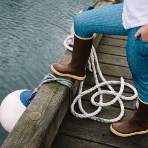Winter Fleece Leggings - Seaworthy Blue